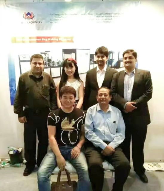 a exposição da índia da empresa de máquinas de selagem de alças