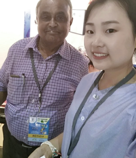 a exposição da índia da empresa de máquinas de selagem de alças